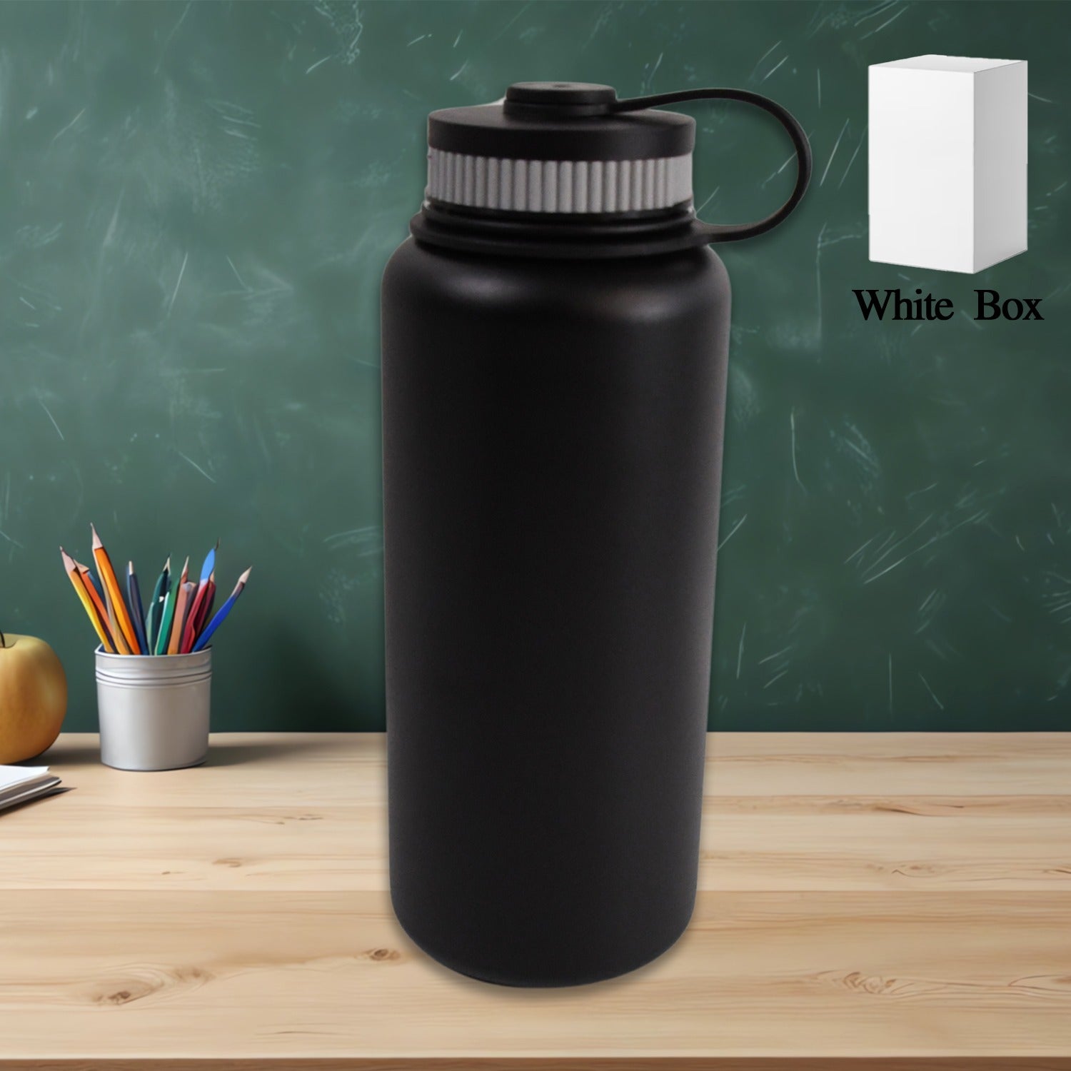 Stainless Steel Double Wall Vacuum-Insulated Drink Water Bottle (1000 ML / Mix Color) Stainless Steel Double Wall Vacuum-Insulated Drink Water Bottle (1000 ML / Mix Color)